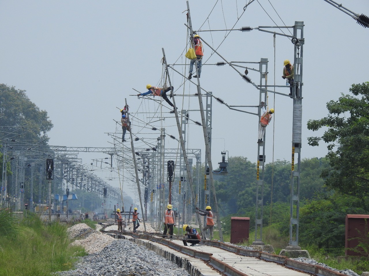 Railway Electrification (OHE) Works